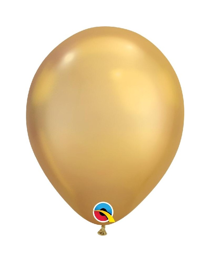 11" Qualatex Chrome Oro - Paquete de 25