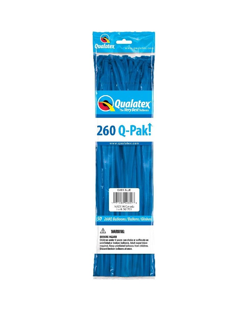 260 Q-Pak Qualatex Estándar Azul Marino - Paquete de 50
