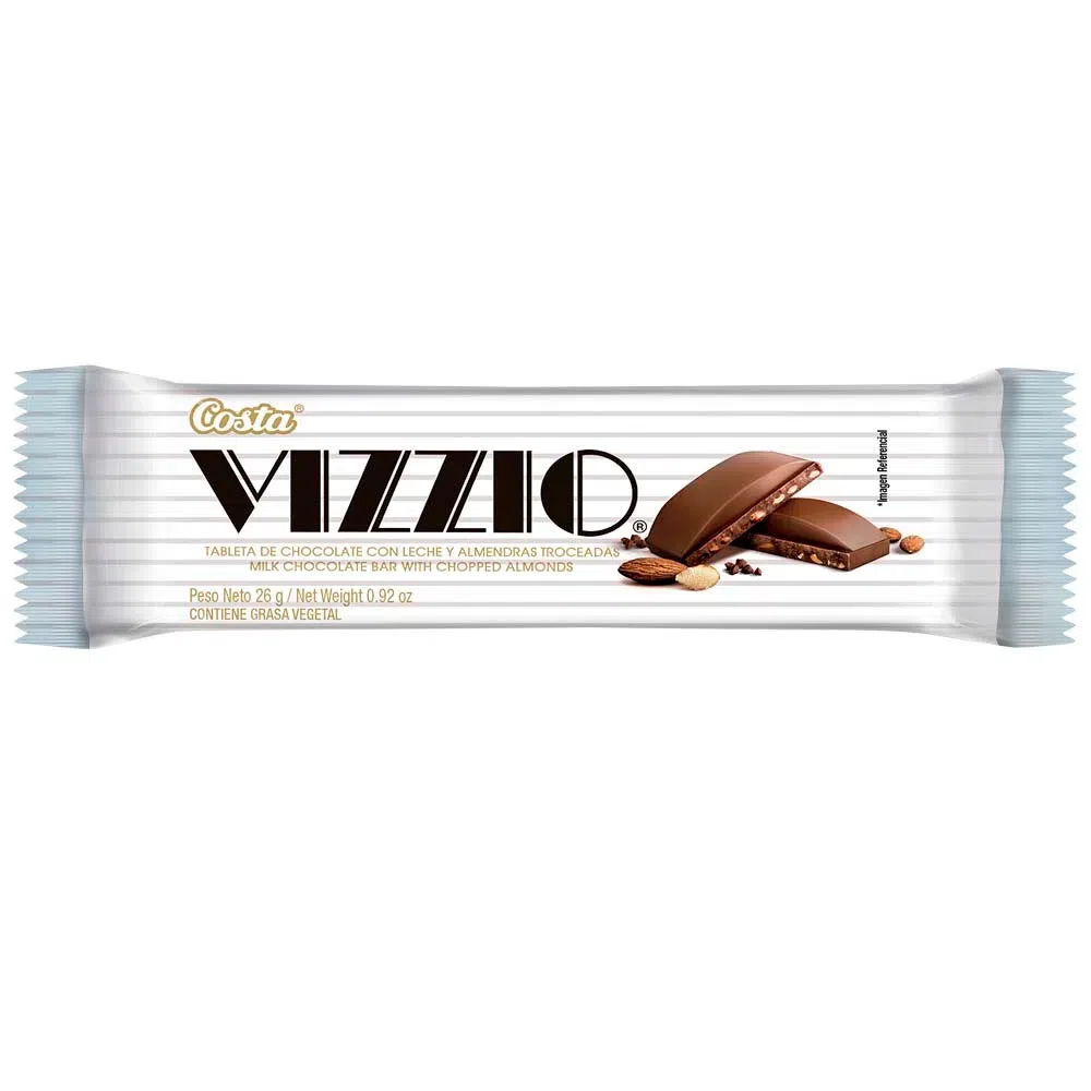 Chocolate con Leche Vizzio 26g